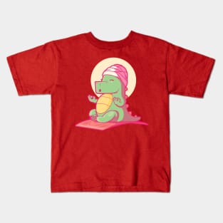 Dinosaur Meditation Kids T-Shirt